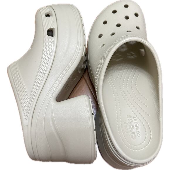 Crocs Siren Clog Bone White Size W11/M9 New - Picture 3 of 11